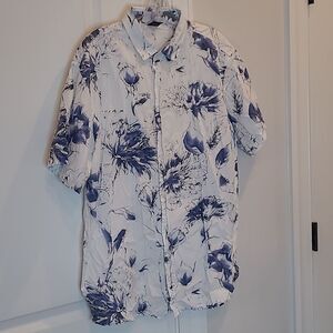 Verdon sz L mens button front collared shirt